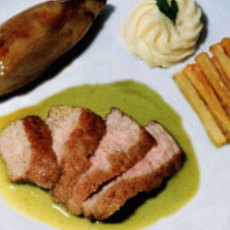 Recept: Kalfsbiefstuk met waterkerssaus
