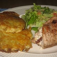Recept: Gevulde Schnitzel met Rozijnen en Aardappel-Kaas R Recept: Gevulde Schnitzel met Rozijnen en Aardappel-Kaas R