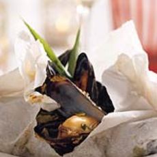 Recept: Geurige mosselpakketjes Recept: Geurige mosselpakketjes