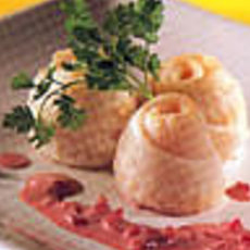 Recept: Gepocheerde zeetongfilets met lauwe kriekbiervinai