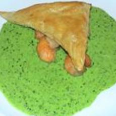 Recept: Garnalen onder een dakje met peterselieroom