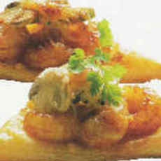 Recept: Langostinos (grote garnalen) op bladerdeeg