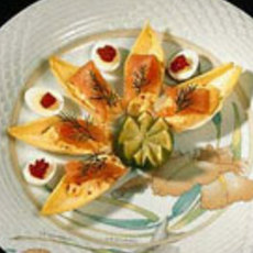 Recept: Witlof met gerookte zalm en roerei
