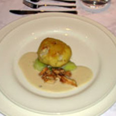 Recept: Kabeljauwfilet in een Aardappeljasje met Mosterdsa