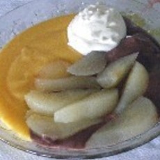 Recept: Advocaatvanillevla met chocoladvla peer en slagroo Recept: Advocaatvanillevla met chocoladvla peer en slagroo