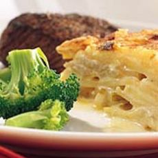 Recept: Romige aardappel peer gratin