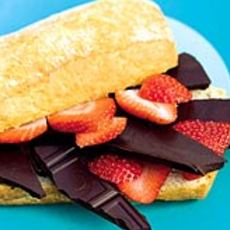 Recept: chocolade broodjes met fruit Recept: chocolade broodjes met fruit