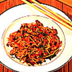 Recept: Chow mein van zeevruchten of garnalen 
