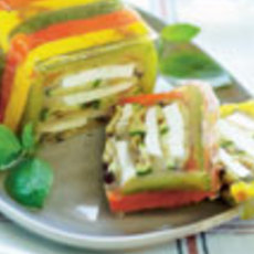 Recept: Terrine met mozzarella en gegrilde groenten
