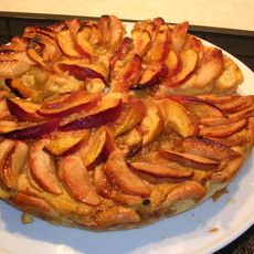 Recept: Taart met rabarber,appels en nectarinnen Recept: Taart met rabarber,appels en nectarinnen