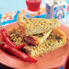Recept: Courgette-notentaart