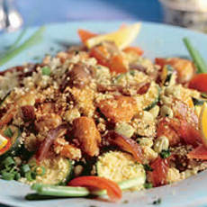 Recept: Couscous met kalfsvlees, groenten en dadels