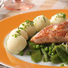 Recept: Een stoofschotel van groene groenten met Schotse, 