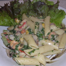 Recept: Penne met zomerse groenten en gorgonzola