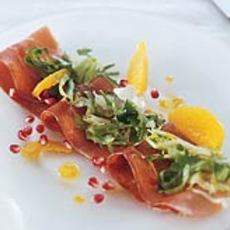 Recept: Serranoham met granaatappelsalade