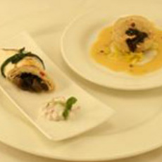 Recept: Paling met coquille in koude erwtensoep