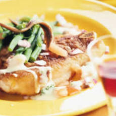 Recept: Kalfskotelet in portsaus