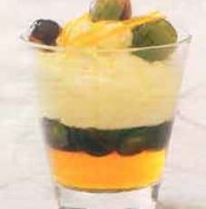 Recept: Druivengelei met vanille room Recept: Druivengelei met vanille room
