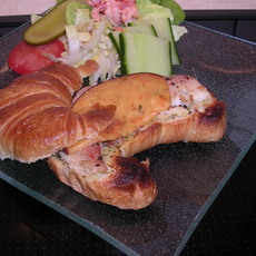 Recept: Croissant met gerookte forel