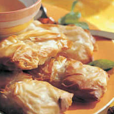 Recept: Warme appelpakketjes met appelsaus