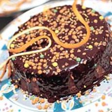 Recept: Sinaasappeltaart met chocoladeglazuur Recept: Sinaasappeltaart met chocoladeglazuur