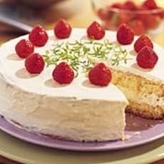 Recept: Taart met limoen en aardbeien Recept: Taart met limoen en aardbeien