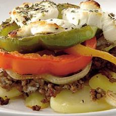 Recept: Taartje van paprika met geitenkaas