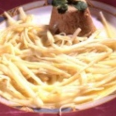 Recept: Aspergespaghetti met hammouse