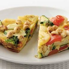Recept: Tortilla met hazelnoten en groenten