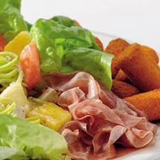 Recept: Tropische fruitsalade met rauwe ham Recept: Tropische fruitsalade met rauwe ham