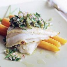 Recept: Gebakken scholfilet met augurk