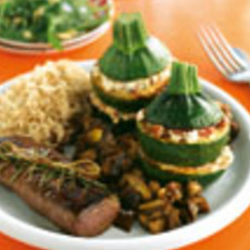 Recept: Lamsteak met rozemarijn en sandwichcourgette