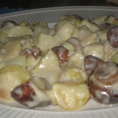 Recept: Champignon-Aardappelschotel Recept: Champignon-Aardappelschotel