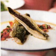 Recept: Gebakken makreel met paprikavinaigrette
