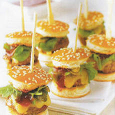 Recept: Minihamburgers