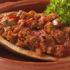 Recept: Gevulde aubergines Recept: Gevulde aubergines