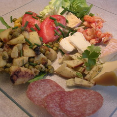 Recept: Koude schotel met vooral kaas