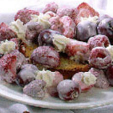 Recept: Gegratineerde kokosbeschuitjes met fruit Recept: Gegratineerde kokosbeschuitjes met fruit