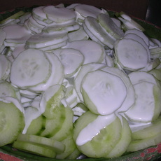 Recept: Komkommersla