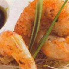 Recept: Gegrilde garnalen met japanse dressing Recept: Gegrilde garnalen met japanse dressing