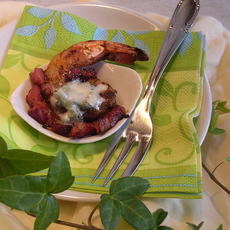 Recept: Hapje: scampi met gerookt spek Recept: Hapje: scampi met gerookt spek