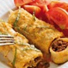Recept: Lasagnerolletjes met gehakt en pesto Recept: Lasagnerolletjes met gehakt en pesto