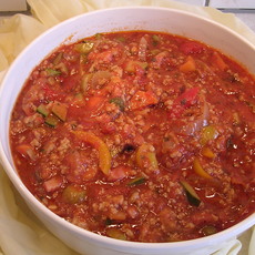 Recept: Spaghetti  saus � la Derbyke