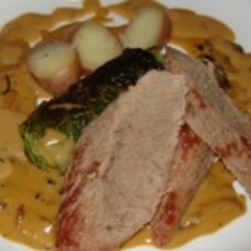 Recept: Lamsfilet torentjes en gevuld savooienkool rolletj