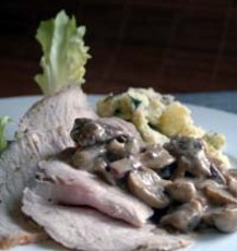 Recept: Filetgebraad, met sausje van geflambeerde champign