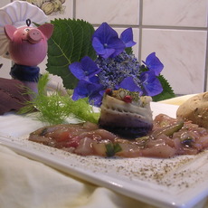 Recept: Tongscharrolletje met lambrousco