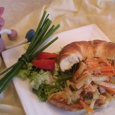 Recept: Gevulde croissant