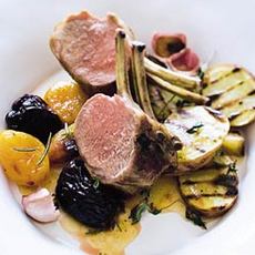 Recept: Bourgondische lamsrack met rode aardappelen