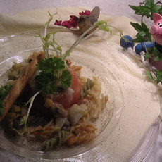 Recept: Gevulde tomaat met rivierkreeftjes