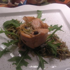 Recept: Torentje van gerookte zalm Recept: Torentje van gerookte zalm